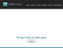 Tablet Screenshot of duffysimon.com.au